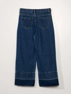 Jeans Larghi Con Effetto Delavé -Kiabi jeans larghi con effetto delave blu denim scuro apg53 1 frb3