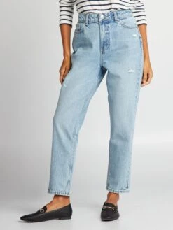 Jeans Mom A Vita Molto Alta -Kiabi jeans mom a vita molto alta blu aof85 1 frb4