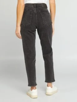 Jeans Mom A Vita Molto Alta - L28 -Kiabi jeans mom a vita molto alta l28 nero zk667 1 frb3