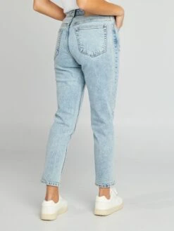 Jeans Mom A Vita Molto Alta - L30 -Kiabi jeans mom a vita molto alta l30 blu zk669 6 frb3