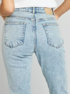 Jeans Mom A Vita Molto Alta - L30 -Kiabi jeans mom a vita molto alta l30 blu zk669 6 frb5