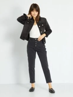 Jeans Mom A Vita Molto Alta - L32