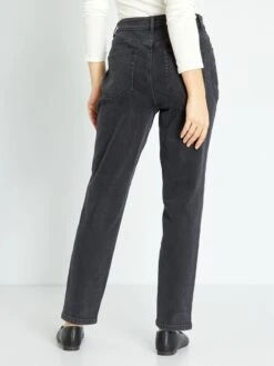 Jeans Mom A Vita Molto Alta - L32 -Kiabi jeans mom a vita molto alta l32 nero zk670 1 frb3