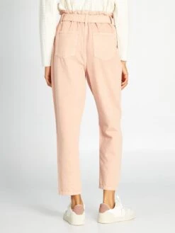 Jeans Mom Con Cintura -Kiabi jeans mom con cintura rosa aof04 3 frb3