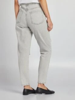 Jeans Mom Fit -Kiabi jeans mom fit grigio bdl27 1 frb3