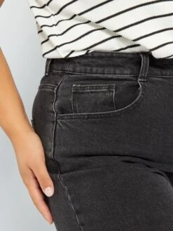 Jeans Mom Fit - L30 -Kiabi jeans mom fit l30 nero acg03 1 frb5