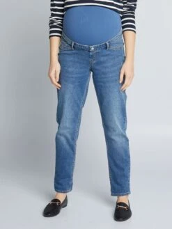Jeans Mom Premaman Con Abrasioni -Kiabi jeans mom premaman con abrasioni blu ayc23 1 frb4