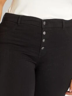 Jeans Skinny A Vita Alta Eco-sostenibili -Kiabi jeans skinny a vita alta eco sostenibili nero vl758 1 frb5