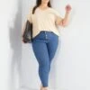 Jeans Skinny A Vita Alta - L32