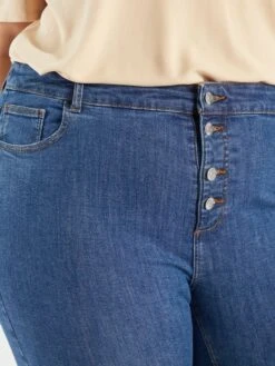 Jeans Skinny A Vita Alta - L32 -Kiabi jeans skinny a vita alta l32 blu acm01 3 frb5