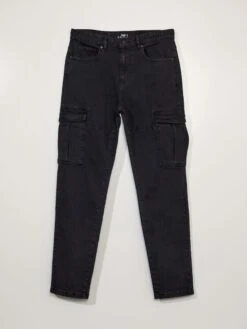 Jeans Slim Con Tasche Sui Lati - L30