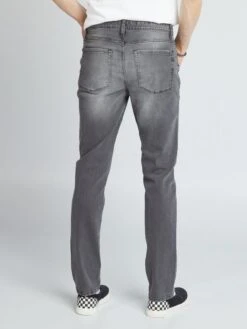 Jeans Slim In Denim - L32 -Kiabi jeans slim in denim l32 nero aoe31 1 frb3