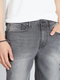 Jeans Slim In Denim - L32 -Kiabi jeans slim in denim l32 nero aoe31 1 frb4