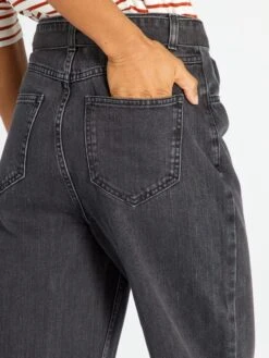 Jeans Wide Leg A Vita Alta Con Cintura -Kiabi jeans wide leg a vita alta con cintura nero ajj21 1 frb5