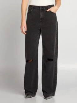 Jeans Wide Leg -Kiabi jeans wide leg nero akb89 2 frb4