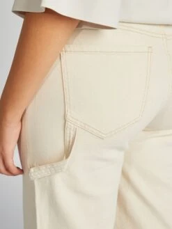 Jeans Wide Leg/larghi 7 Jeans Wide Leg/larghi -Kiabi jeans wide leglarghi beige apg46 1 frb4