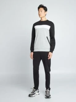 Joggers In Piqué Di Cotone