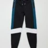 Joggers In Tessuto Felpato Color Block