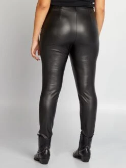 Leggings A Vita Alta In Similpelle -Kiabi leggings a vita alta in similpelle nero ata73 1 frb3