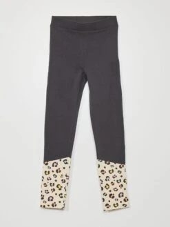 Leggings In Jersey Con Calze Leopardate