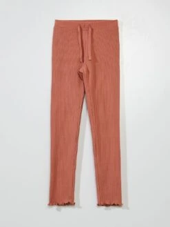 Leggings Lunghi A Coste