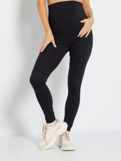 Leggings Premaman In Maglia Elasticizzata Eco-sostenibili