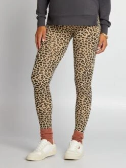 Leggings Premaman In Tessuto Super Morbido -Kiabi leggings premaman in tessuto super morbido marrone ajo45 3 frb4