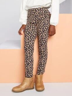 Leggings Stampati In Maglia A Coste -Kiabi leggings stampati in maglia a coste nero ahv53 1 frb3