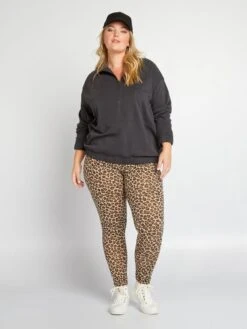 Leggings Stretch 'leopardati'