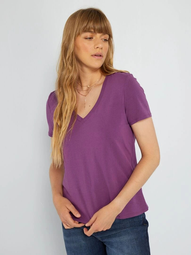 Maglietta Collo A V 3 Maglietta Collo A V - immagine 3