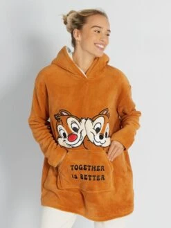 Maglietta Pigiama In Pile 'Cip & Ciop' 'Disney' -Kiabi maglietta pigiama in pile cip ciop disney marrone aqw89 2 frb4