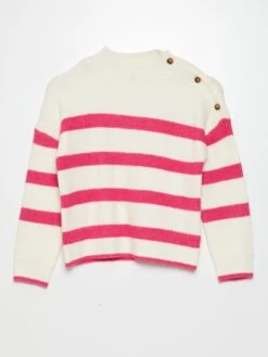 Maglioncino Alla Marinara A Maniche Lunghe -Kiabi maglioncino alla marinara a maniche lunghe biancofucsia asw90 2 frb5