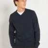 Maglione Basic In Maglia Tinta Unita