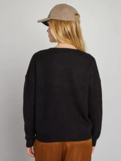 Maglione Con Giromanica Sceso -Kiabi maglione con giromanica sceso nero aje27 11 frb4