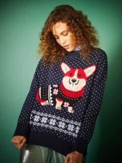 Maglione Di Natale 'cane' -Kiabi maglione di natale cane blu atd70 1 frb4