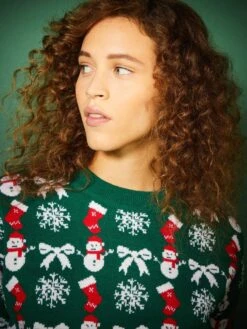 Maglione Di Natale Con Motivo Tematico -Kiabi maglione di natale con motivo tematico verde atd68 1 frb3