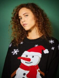 Maglione Di Natale Con Pupazzo Di Neve