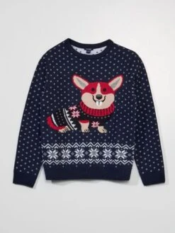 Maglione Di Natale Con Stampa Davanti