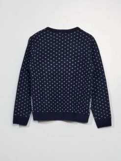 Maglione Di Natale Con Stampa Davanti -Kiabi maglione di natale con stampa davanti blu ata31 1 frb3