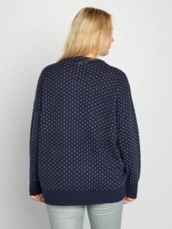 Maglione Di Natale In Maglia Con Cane -Kiabi maglione di natale in maglia con cane blu atn69 1 frb3