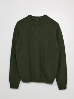 Maglione In Lana Scollo Tondo