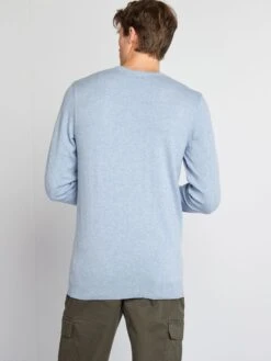 Maglione Tinta Unita Scollo Tondo +1m90 -Kiabi maglione tinta unita scollo tondo 1m90 blu yz466 10 frb3