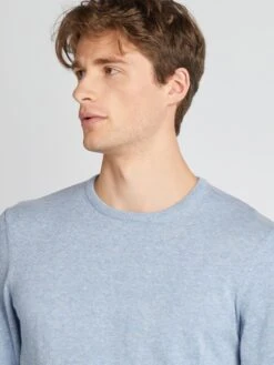 Maglione Tinta Unita Scollo Tondo +1m90 -Kiabi maglione tinta unita scollo tondo 1m90 blu yz466 10 frb4