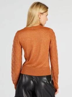Maglione Traforato Scollo Tondo -Kiabi maglione traforato scollo tondo marrone bev48 2 frb3