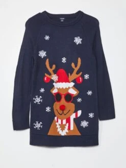 Maxi Pull Di Natale In Maglia