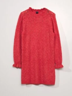 Maxi Pull In Maglia Traforata