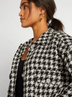 Overshirt A Pied-de-poule -Kiabi overshirt a pied de poule nero ayq56 1 frb4