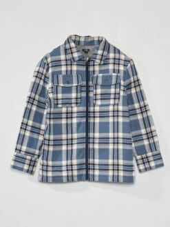 Overshirt A Quadri In Flanella