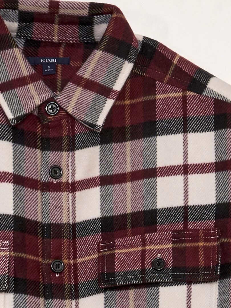 Overshirt In Flanella A Quadri 3 Overshirt In Flanella A Quadri - immagine 3