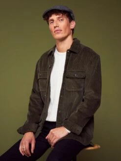 Overshirt In Velluto A Coste